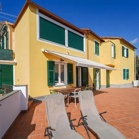 100 - Ginestra, Ampia Terrazza 120m2 Vista Mare 10 Minuti A Piedi Spiaggia, 3 Da Letto Διαμέρισμα