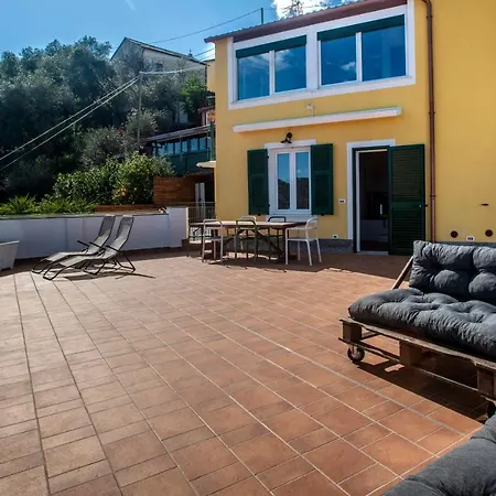 100 - Ginestra, Ampia Terrazza 120m2 Vista Mare 10 Minuti A Piedi Spiaggia, 3 Da Letto Διαμέρισμα Σέστρι Λεβάντε