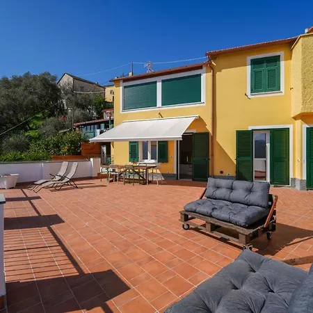 100 - Ginestra, Ampia Terrazza 120m2 Vista Mare 10 Minuti A Piedi Spiaggia, 3 Da Letto *
